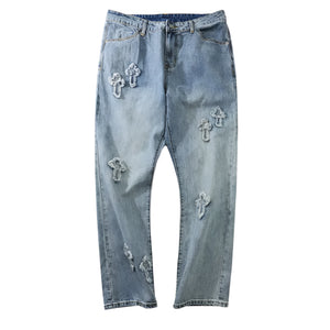 The Amadeus Loose Fit Distressed Jeans
