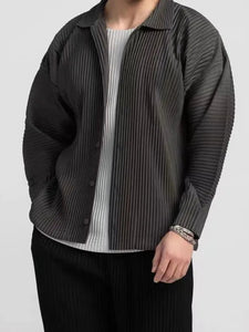 The Doran Pleated Long Sleeve Shirt