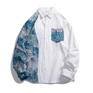 The Theodric Long Sleeve Embroidered Shirt