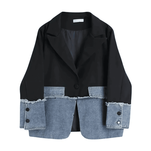 The Equinox Spliced Oversized Blazer