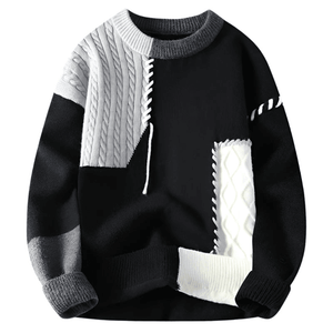 The Galileo Oversized Patchwork Sweater