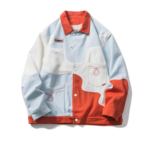 The Leontus Embroidered Cargo Jacket