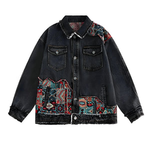 The Draco Oversized Patchwork Jacket