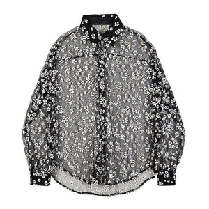 The Petunia Translucent Loose Fit Shirt