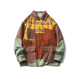 The Sylvanus Oversized Patchwork Jacket