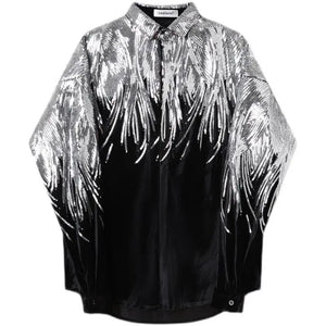 The Silver Flames Sequin Shirt