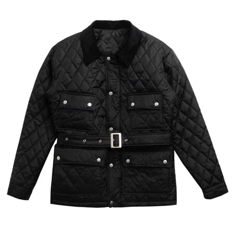 The Frederick Quilted Belted Jacket