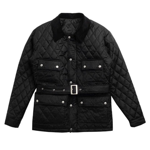 The Frederick Quilted Belted Jacket