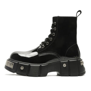 The Trajan Leather Platform Boots