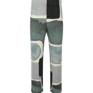 The Valerius Printed Pleated Pants