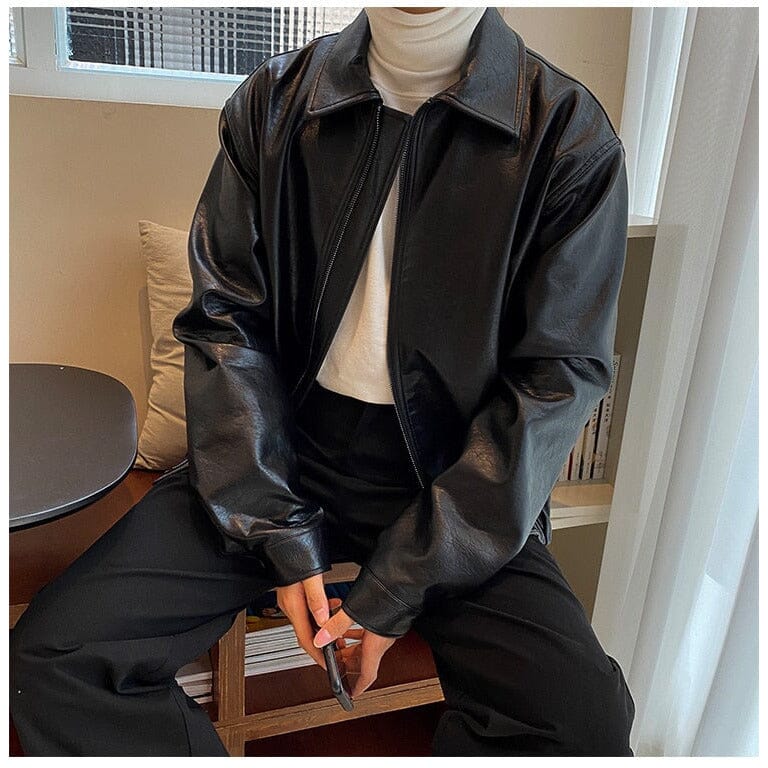 The Corey Faux Leather Moto Jacket