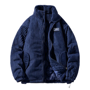 The Ansel Pleated Winter Puffer Jacket