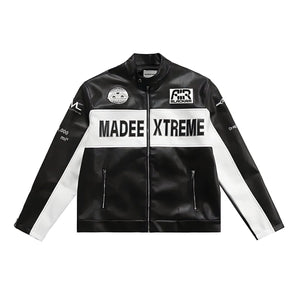 The Dorian Leather Oversized Jacket