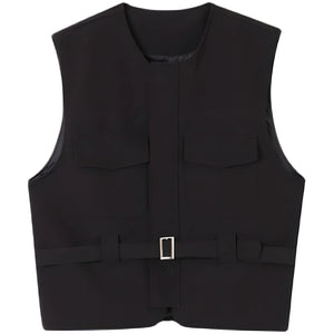 The Giroud Belted Vest