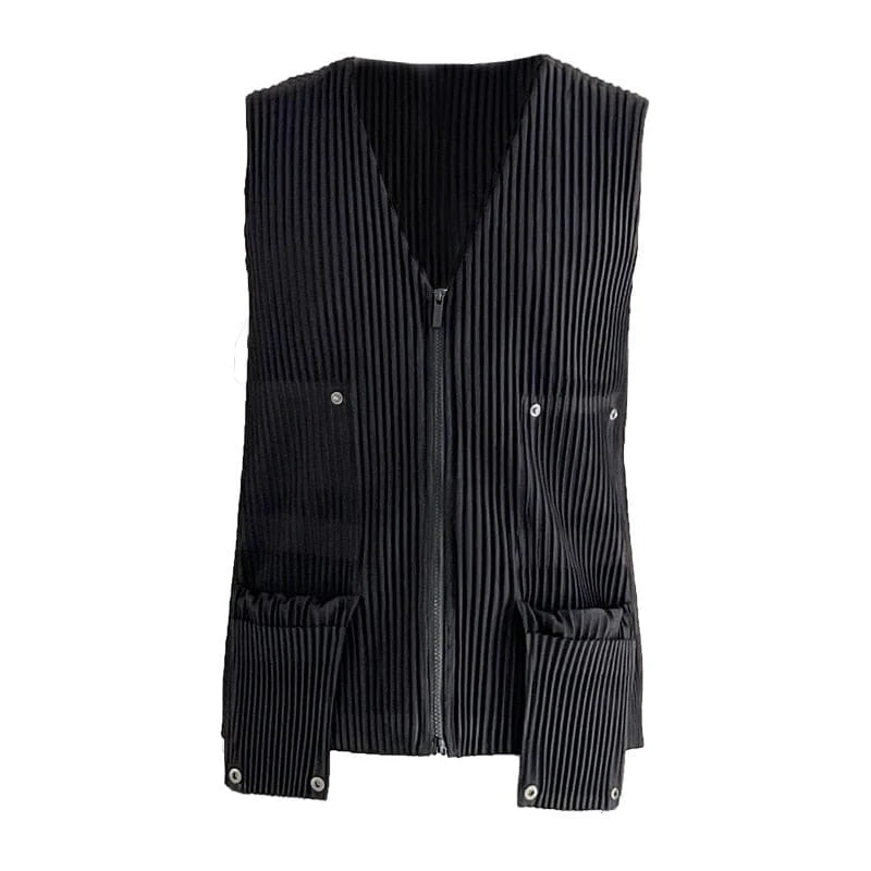 The Fiore Pleated Utility Vest