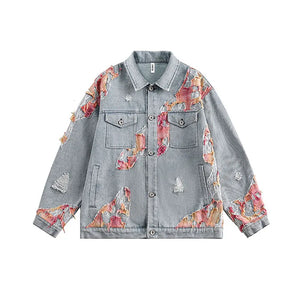 The Leontius Oversized Patchwork Jacket
