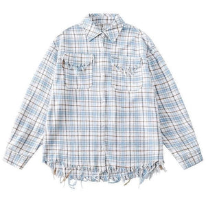 The Belmont Loose Fit Frayed Shirt