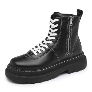 The Anselm Leather Platform Boots
