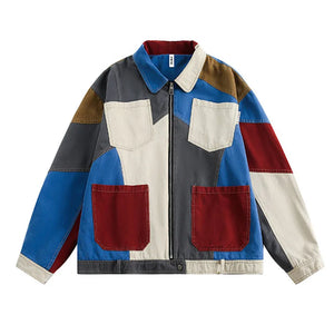 The Selwyn Patchwork Oversized Jacket