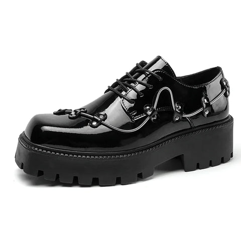 The Nemesis Platform Leather Oxfords
