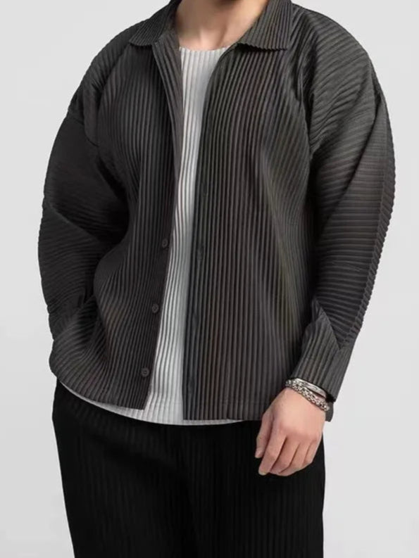 The Doran Pleated Long Sleeve Shirt