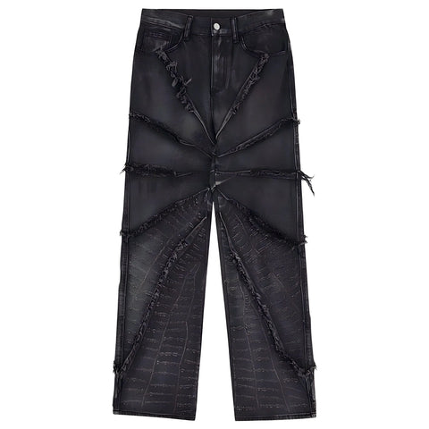 The Ivo Loose Fit Distressed Denim Jeans