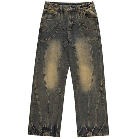 The Mariner Straight Leg Washed Denim Jeans