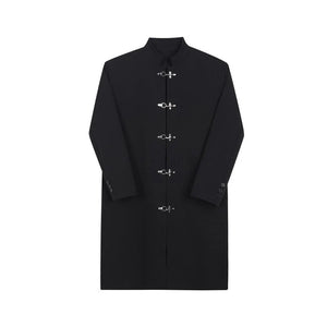 The Tibet Mandarin Collar Trench Coat