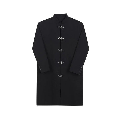 The Tibet Mandarin Collar Trench Coat