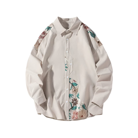 The Matthias Long Sleeve Embroidered Shirt